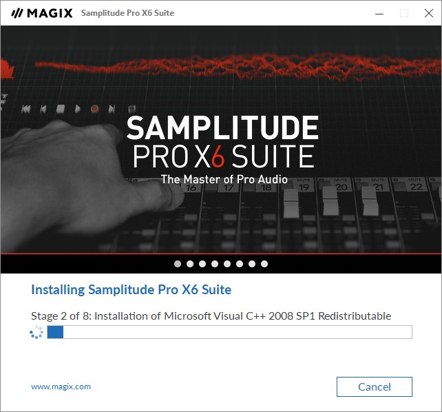 MAGIX Samplitude Pro X6 Suite 截图